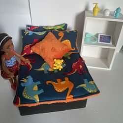 Handmade 6” Barbie Doll Chelsea Bedding Bundle Set