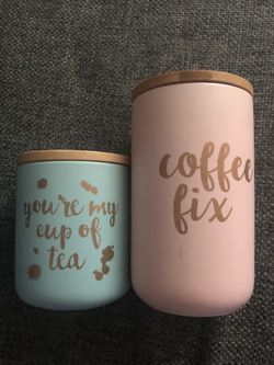 Tea and coffee jar holders