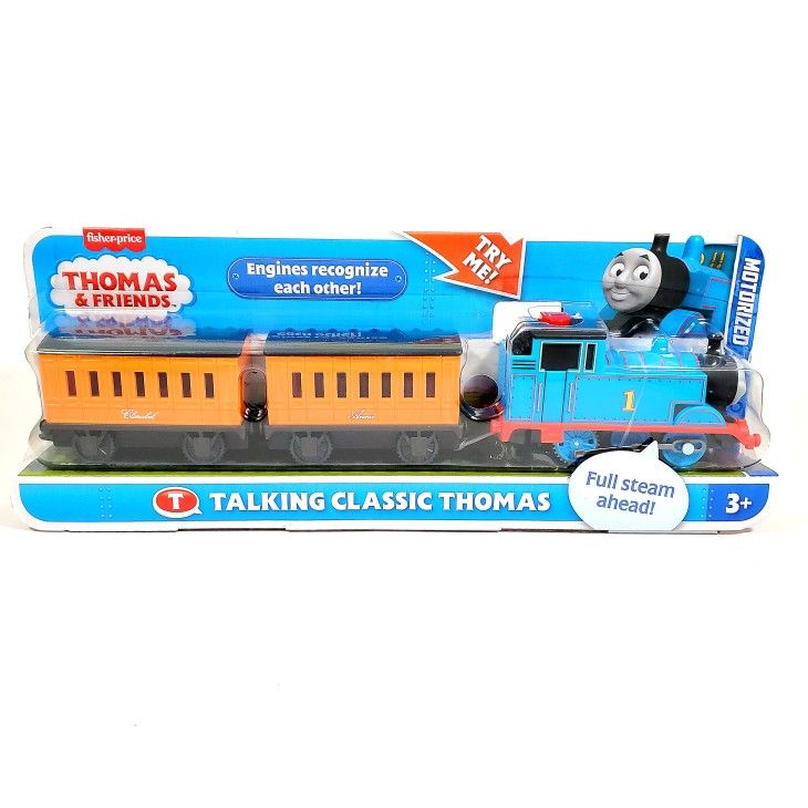 NEW 2025 Thomas And Friends Talking Thomas Motorized Train With Annie & Clarabel