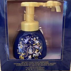 New In Box DisneyWorld 50th Foaming Mickey  Soap