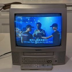 Toshiba MV13N3 13" VCR CRT TV Combo unit