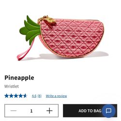 Brand New Bath & Body Works Pineapple Wristlet