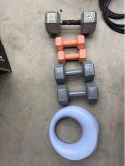 Dumbbell workout weights