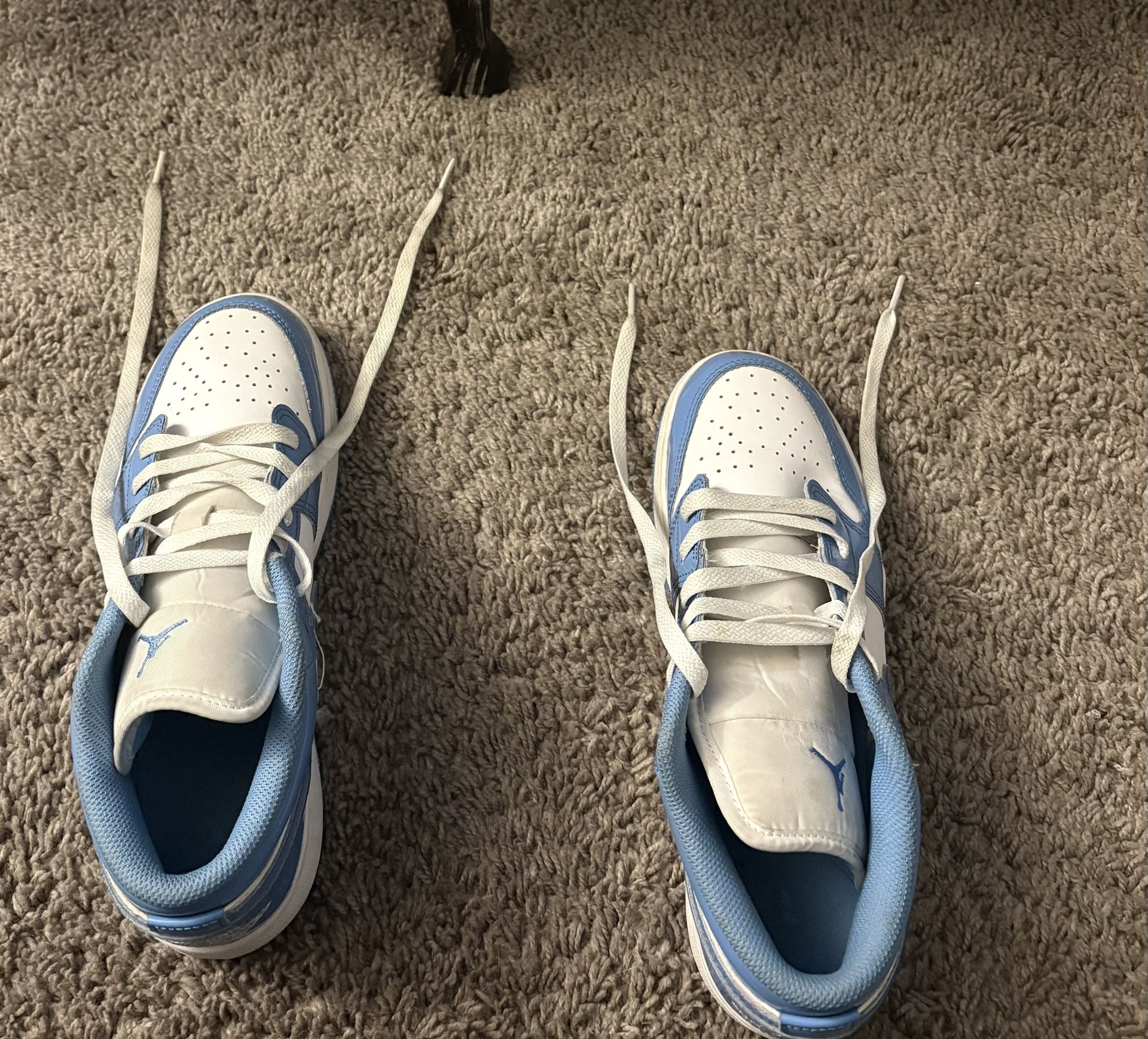 Blue/White Jordans Size 6.5