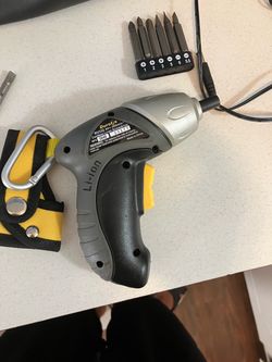 cordless screwdriver kit with leather case