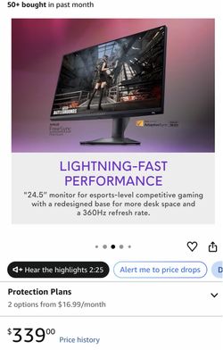 Alienware 25 Gaming Monitor AW2523HF 24.5"