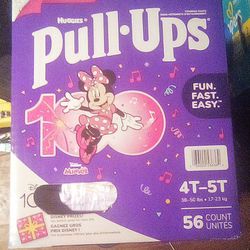 Huggies Pull-Ups; 56ct; 4T-5T; Girls