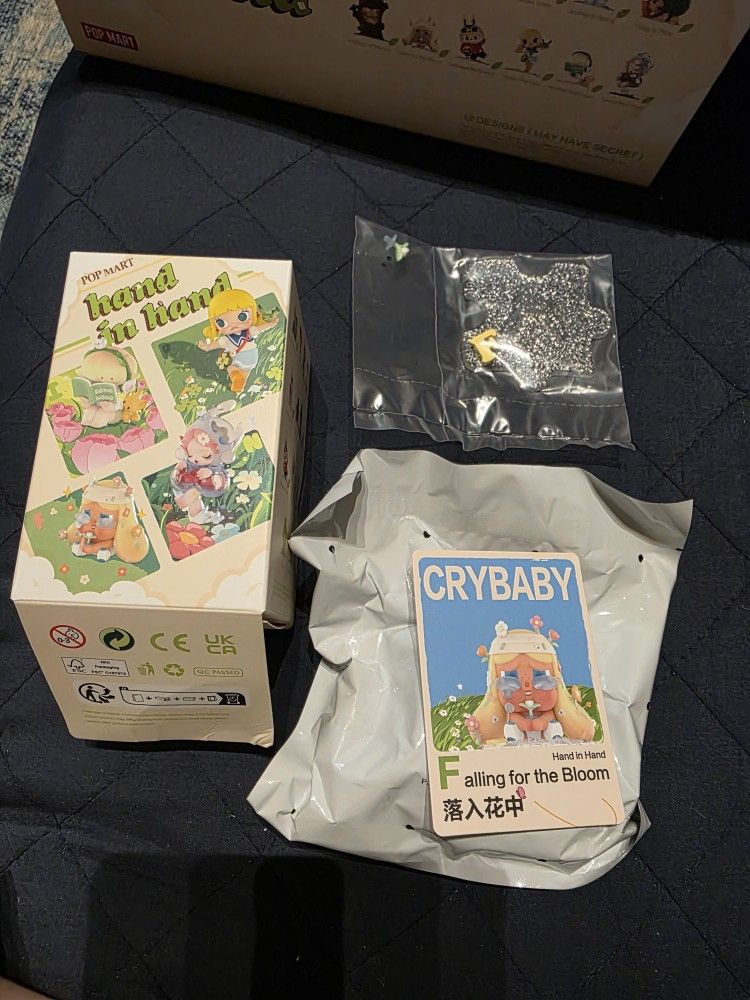 Crybaby Falling For The Bloom Hand and Hand Series Figure POPMART