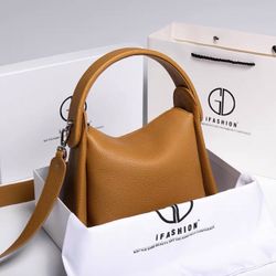Fashion Collection, Orange Shoulder Bag, PU Leather, Adjustable Shoulder Strap, the Tote Bag