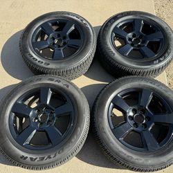 20” GM Chevy Tahoe Silverado OEM Wheels And Tires