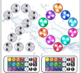 New Pack of 20 Submersible LED Lights with Remote
