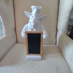 Pig Menu 17 " H x 9" W