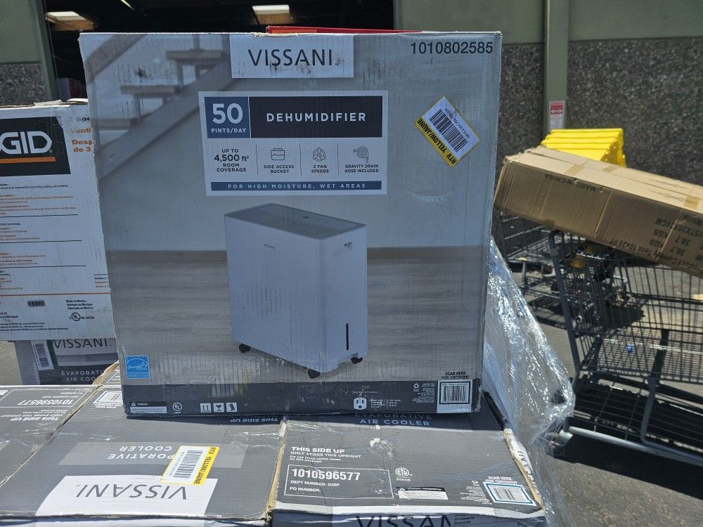 Vissani Dehumidifier 50pints