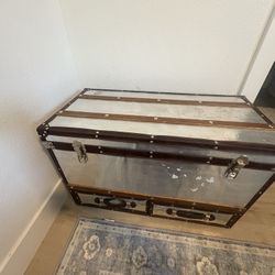 Beautiful Silver Trunk!
