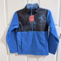 New Boys Northface Fleece Sweater Jacket Size M