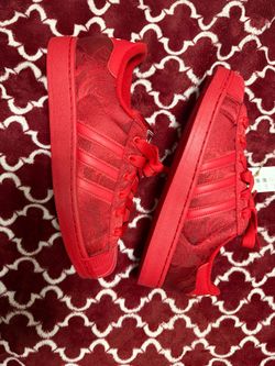 BRAND NEW ADIDAS SUPERSTAR 2 "SCARLET" SZ 11