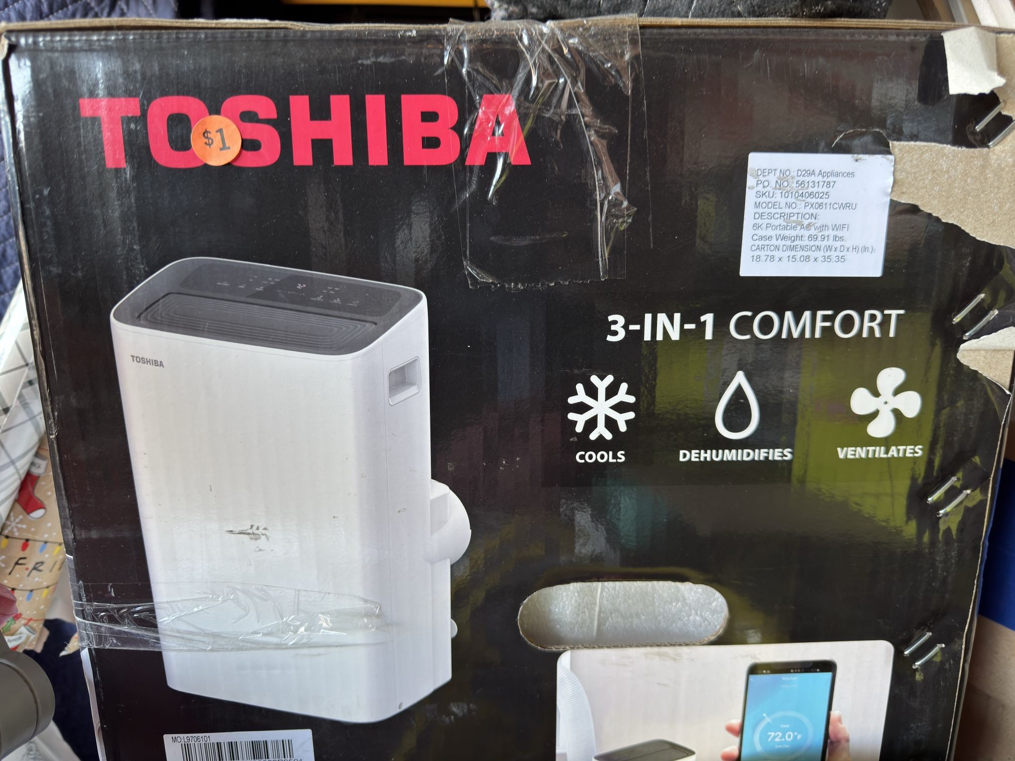 Brand New Toshiba Ac