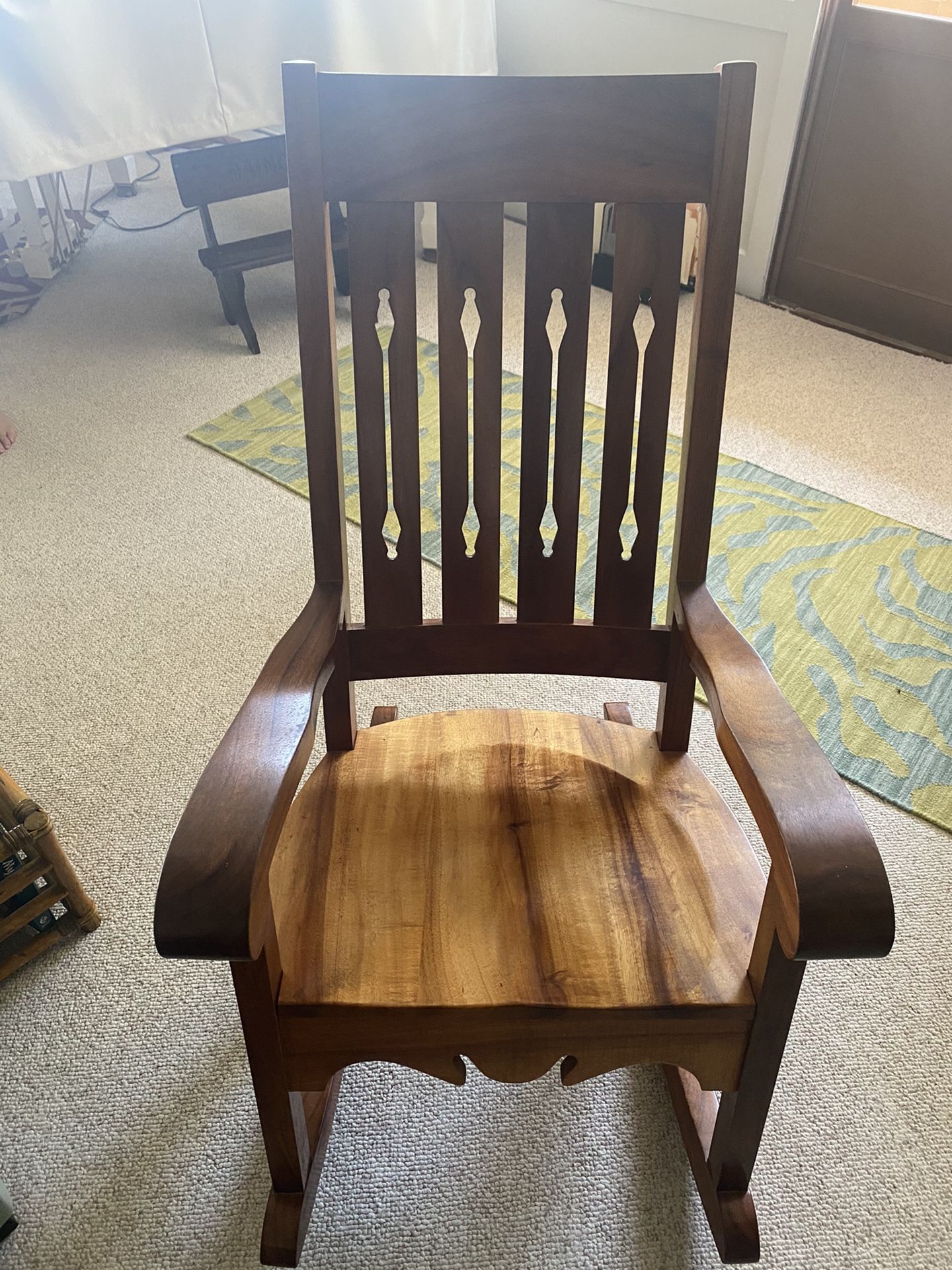 Rocking Chair Koa Wood