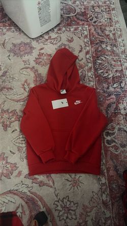 Nike Red Hoodie Size M Kids