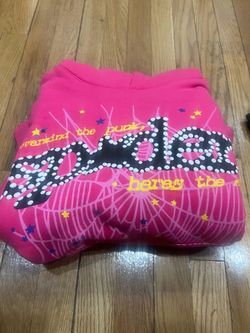 Pink VVS Sp5der hoodie small