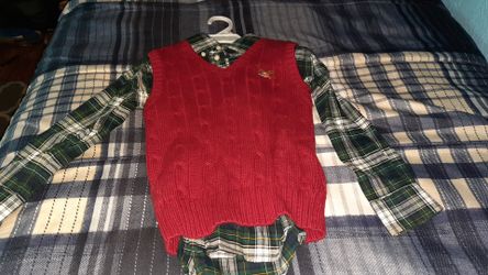 Boys sweater and shirt size 4