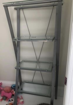 MODERN STANDING SHELF - GLASS