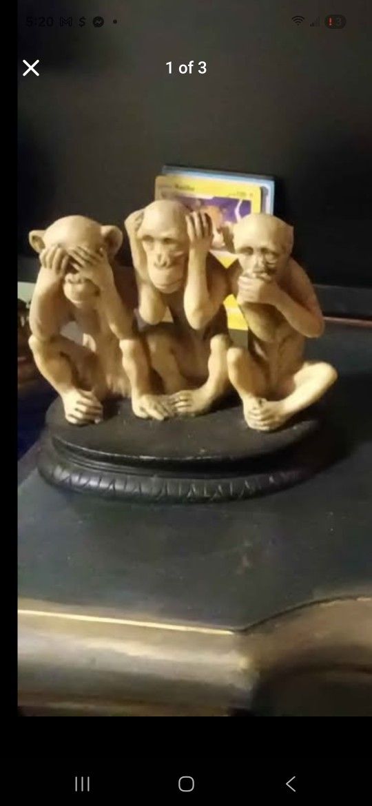 Hear No See No Speak No Evil Monkeys