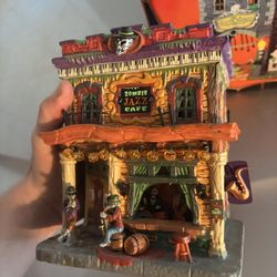 Lemax Spooky Town Zombie Jazz Cafe 