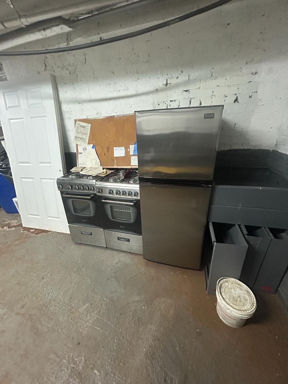 Used 24” Refrigerator And Stove 