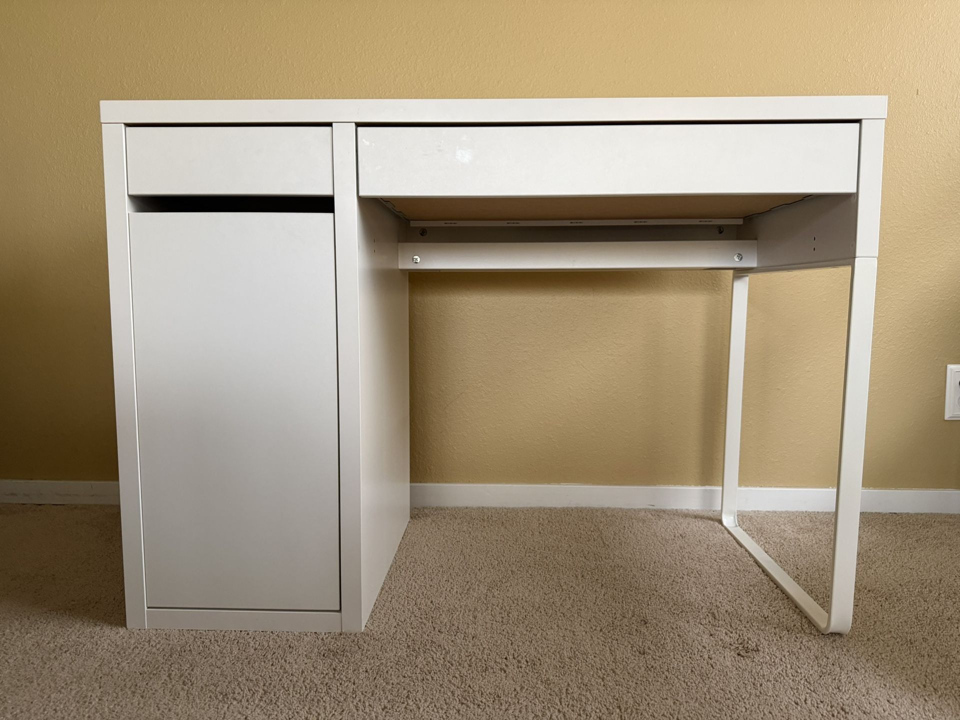 White IKEA Desk