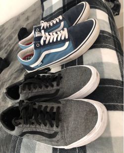 Two Pairs of Vans Old Skool Sneakers