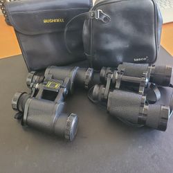 2 Pair Of Binoculars-Bushnell & Tasco 