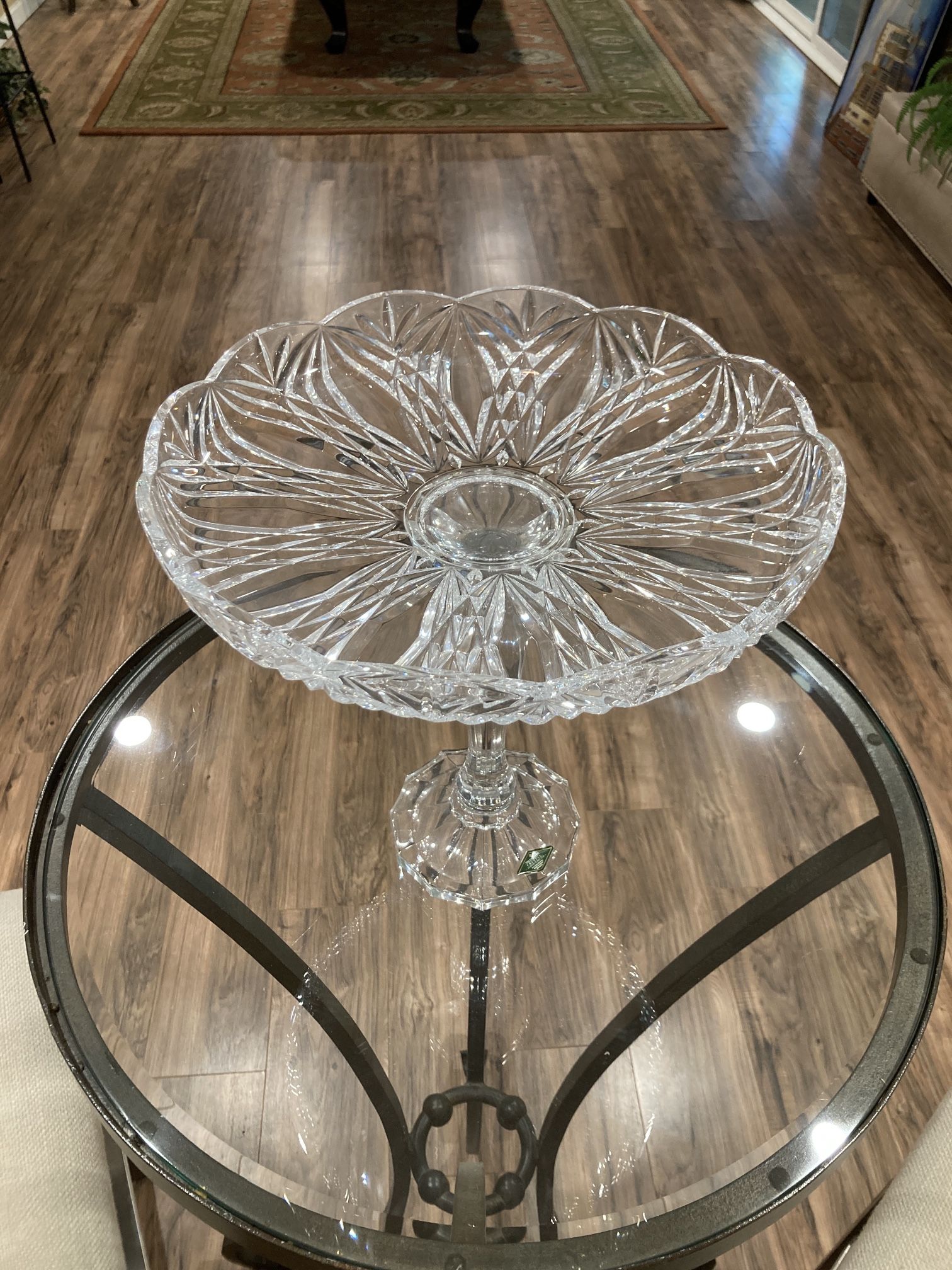 Crystal Cake Plate