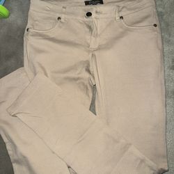 Stretch Tan Pants Size Medium