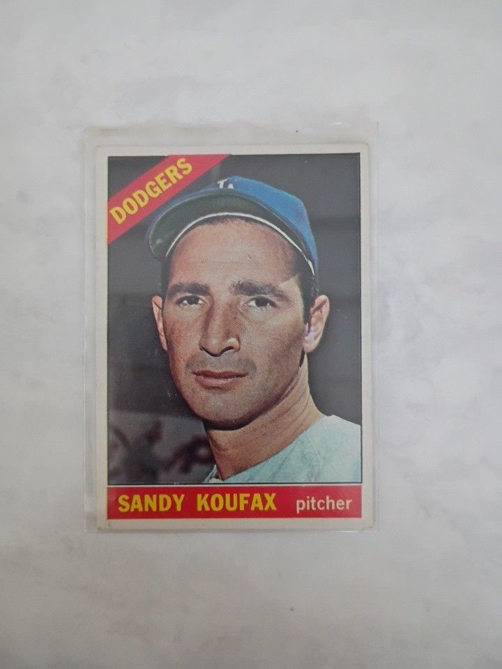 Vintage Sandy Koufax Baseball Cards