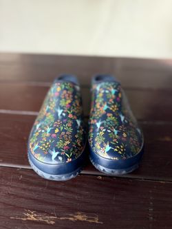 Western Chief Floral Garden Clogs Slip Ons Women’s Size 9