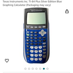 TI-84 Silver Edition Graphing Calculator 