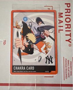 Naruto Yankees promo giveaway card! Sealed!