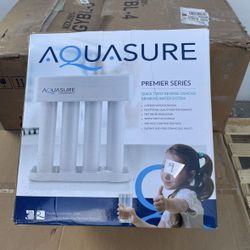 New In Box Aquasure Premier Pro 4-Stage 100 GPD RO Reverse Osmosis Under Sink Filtration System