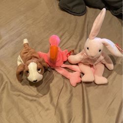3 Beanie Babies 