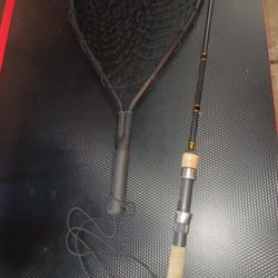 Fishing Net And Fishing Rod