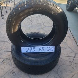 275. 65 R20 2 Tires