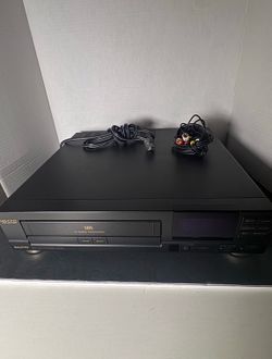Vintage Sanyo VHR-9280 HQ+CCD VHS VCR Video Cassette Recorder w/ RCA Cables Tested