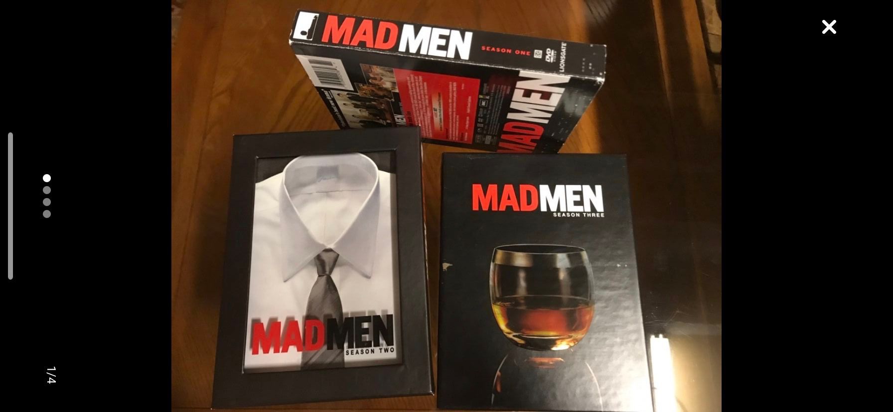 Mad Men DVDs - Seasons 1-3