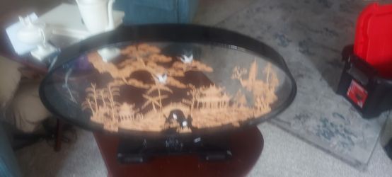 Vintage Chinese Cork Art
