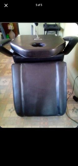 Salon Shampoo Bowl Chair Unit