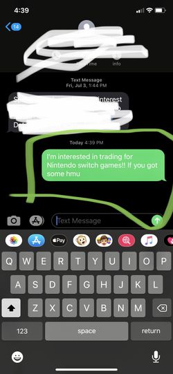 Interested in trading for some Nintendo switch games hmu if your interested