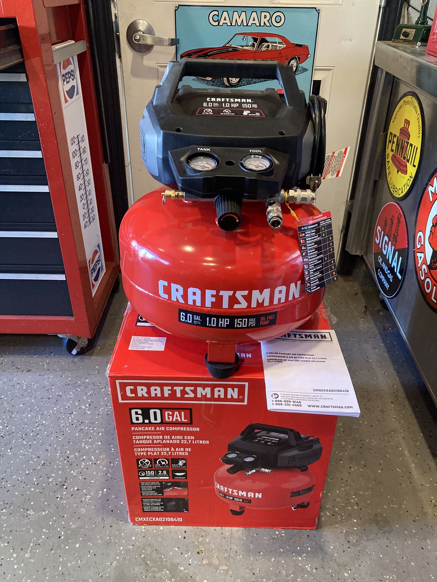 Air Compressor Brand New Craftsman 6 Gallon