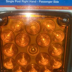 Maxxima Square Chrome Pedestal Light $50 