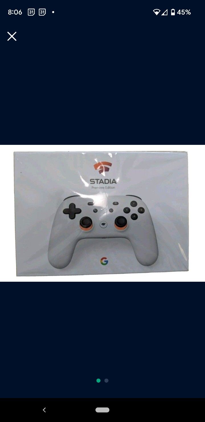 Goggle Stadia Controller Premiere Edition With Chromecast Ultra 